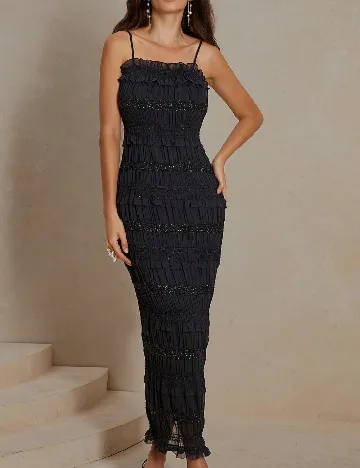 Rochie lunga Anewsta, negru