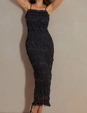 Rochie lunga Anewsta, negru