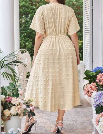 Rochie medie SHEIN CURVE, bej