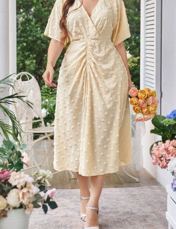 Rochie medie SHEIN CURVE, bej