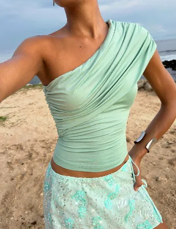 Top SHEIN, verde