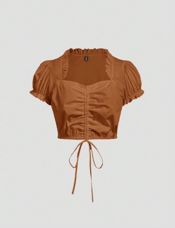 Top SHEIN CURVE, maro