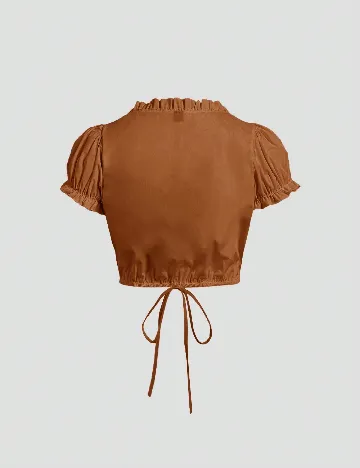 Top SHEIN CURVE, maro