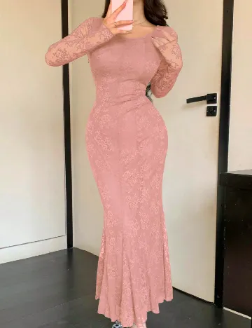 Rochie lunga SHEIN, roz
