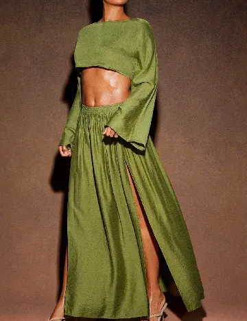 Fusta SHEIN, verde