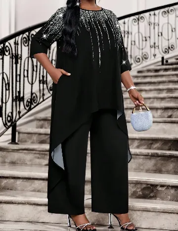 Compleu SHEIN CURVE, negru