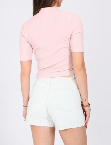 Top Bershka, roz pudra