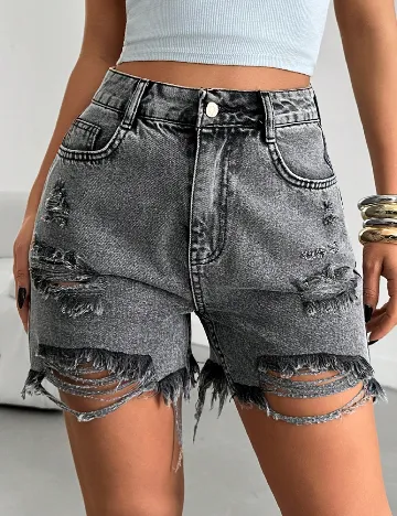 Pantaloni scurti SHEIN, gri