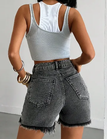 Pantaloni scurti SHEIN, gri