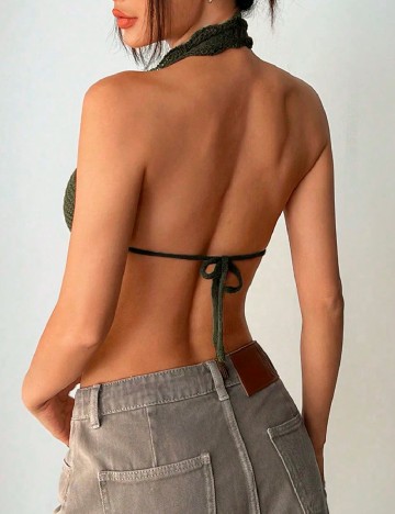 Top SHEIN, verde