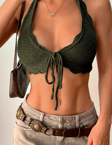 Top SHEIN, verde