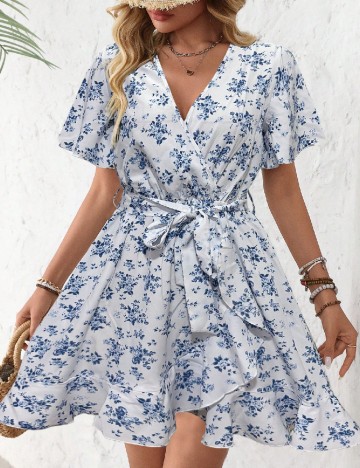 Rochie scurta SHEIN, alb