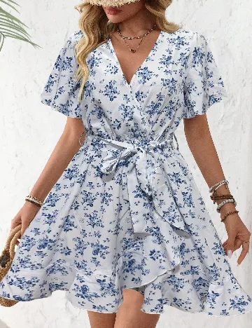 Rochie scurta SHEIN, alb