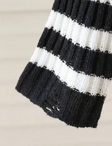 Bluza Shein Kids, alb/negru