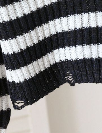 Bluza Shein Kids, alb/negru