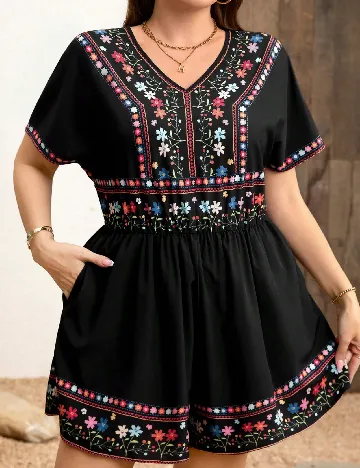 Salopeta SHEIN CURVE, negru