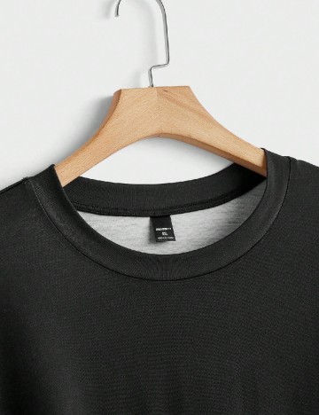 Tricou SHEIN Plus Size Men, negru