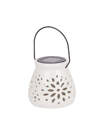 Lampa solara ACTION, alb