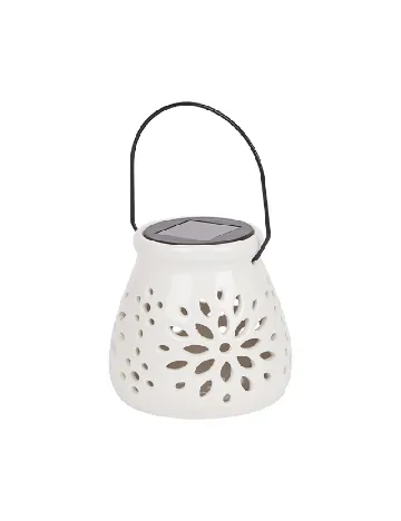 Lampa solara ACTION, alb