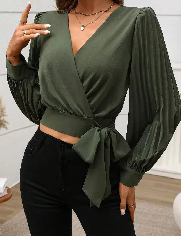 Bluza SHEIN, verde