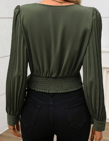 Bluza SHEIN, verde