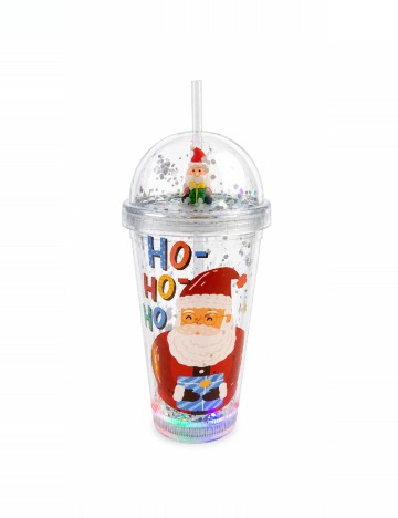 Pahar cu LED ACTION, mix culori