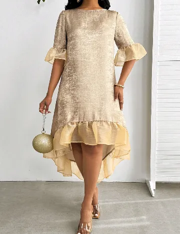 Rochie medie SHEIN, auriu