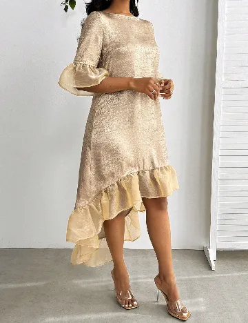Rochie medie SHEIN, auriu
