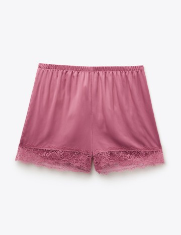 Pantaloni de pijama Tezenis, roz pudra inchis