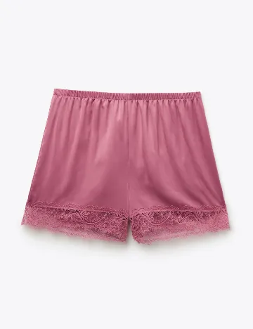 Pantaloni de pijama Tezenis, roz pudra inchis