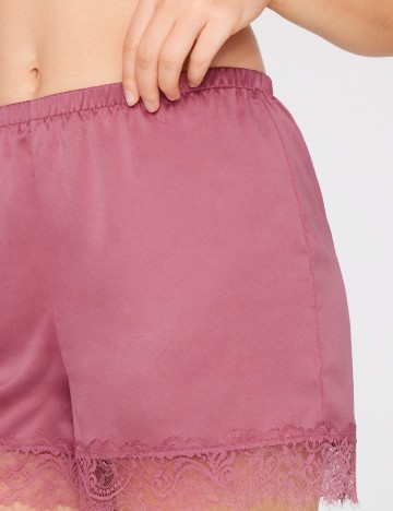 Pantaloni de pijama Tezenis, roz pudra inchis