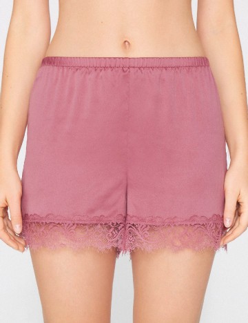 Pantaloni de pijama Tezenis, roz pudra inchis