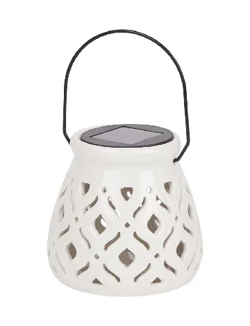 Lampa solara ACTION, alb