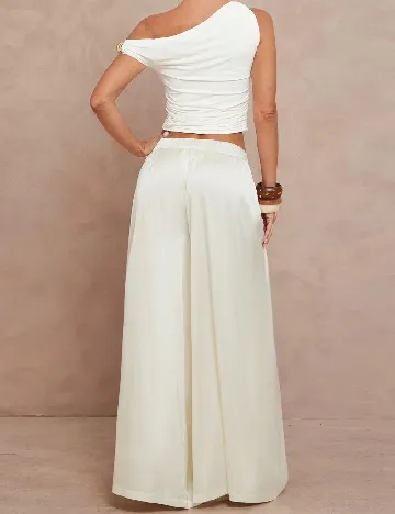 Pantaloni SHEIN, ecru