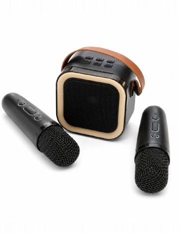 Set karaoke pentru copii SHEIN, negru