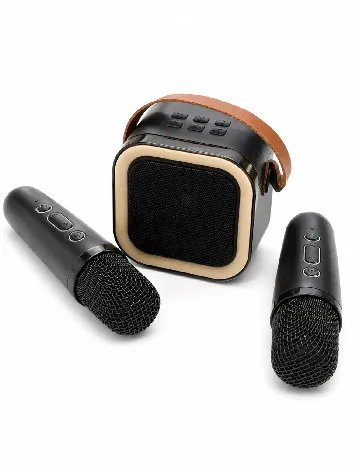 Set karaoke pentru copii SHEIN, negru