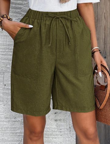 Pantaloni scurti Emery Rose, verde