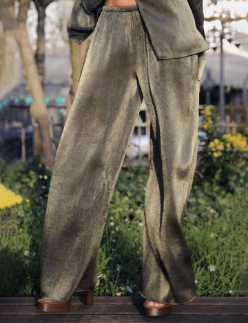 Pantaloni Zara, verde