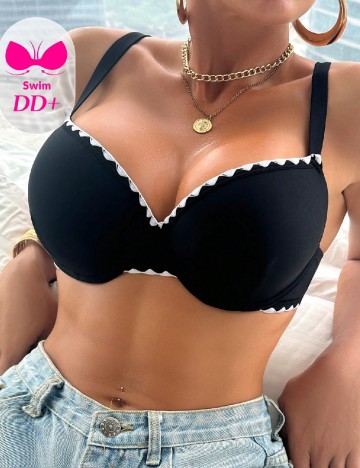 Sutien de baie SHEIN, negru