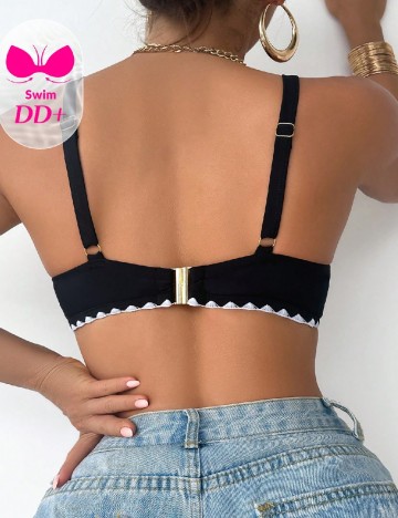 Sutien de baie SHEIN, negru
