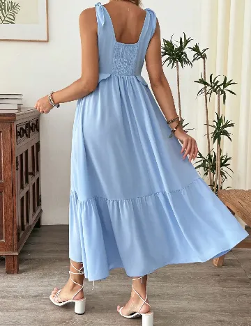 Rochie medie SHEIN Maternity, albastru