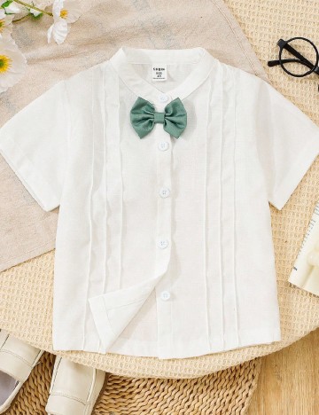 Camasa Shein Kids, alb