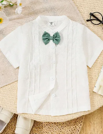 Camasa Shein Kids, alb