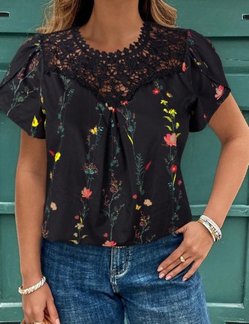 Bluza SHEIN CURVE, negru