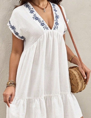 Rochie scurta SHEIN, alb