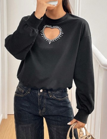Bluza SHEIN, negru