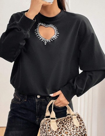 Bluza SHEIN, negru