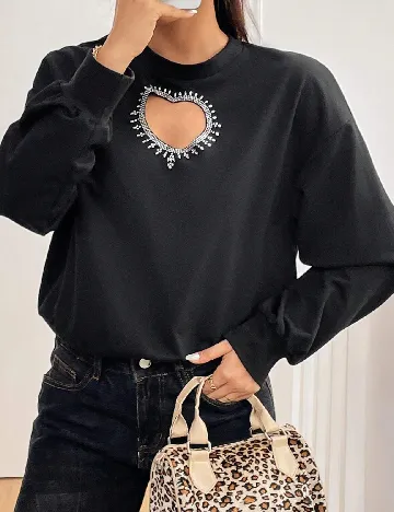 Bluza SHEIN, negru