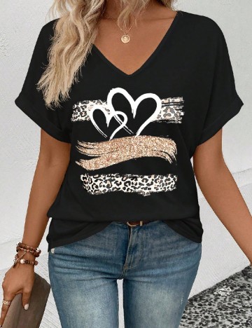 Tricou SHEIN, negru
