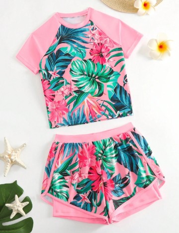 Costum de baie Shein Kids, mix culori